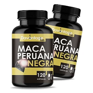 Kit 2 Potes Maca Peruana Negra 500 mg – 240 Cápsulas
