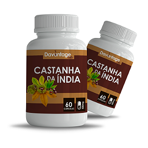 Kit 2 Castanha da Índia 500mg | Suplementação Vascular e Alívio (Economia)