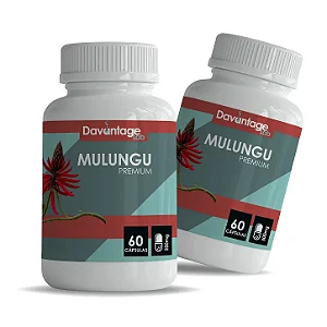 Kit 2 Potes Mulungu 500 mg – 120 Cápsulas