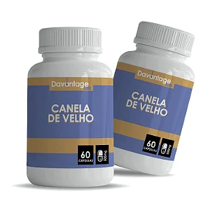 Kit 2 Potes Canela de Velho 500 mg – 120 Cápsulas