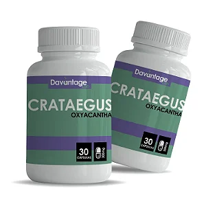 Kit 2 Potes Crataegus 300 mg – 120 Cápsulas