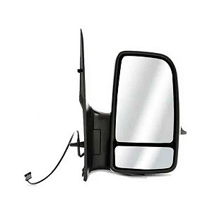 Retrovisor Elétrico LD com Pisca - Sprinter 12/19 - Braço Curto