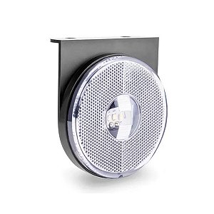 Lanterna Lateral LED Redonda com Suporte - CRISTAL H37141