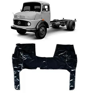 Tapete Vinil Preto Caminhão Mercedes 1113