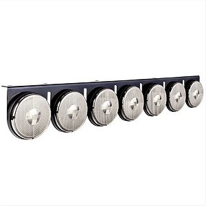 Kit Lanterna 7 Marias LED Cristal 12/24V Com Suporte em Ferro - H3