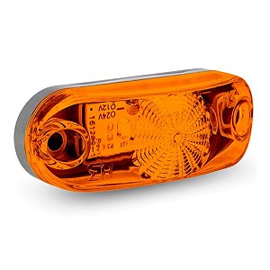 Lanterna Delimitadora LED Com Fios 12/24V - AMBAR - H3 - H37145