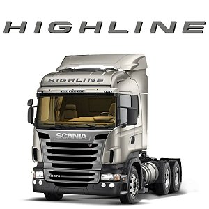Faixa Teto "HIGHLINE" Grafite - SCANIA S5 - Sportinox - ADS2812