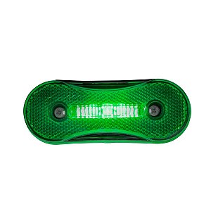 Lanterna Lateral Sidelight Led 24V Verde - Aspock - 2234800