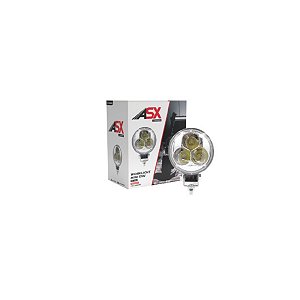 Farol Auxiliar Redondo Worklight Mini 3 LED'S 10/80V 13W - ASX - ASX4003
