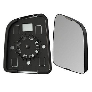 Vidro Espelho Retrovisor Convexo Maior Com Base Lado Direito - VW DELIVERY 18/... - BEPO - W806D