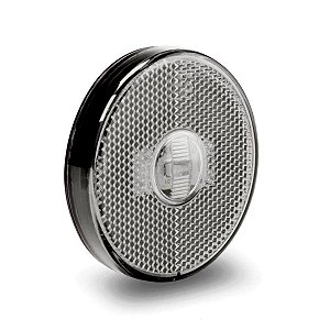 Lanterna Lateral LED Redonda 65MM - CRISTAL - H37130