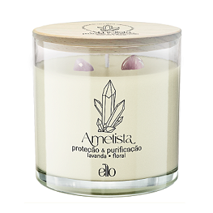 Ametista - Lavanda - Vela Aromática - 170g