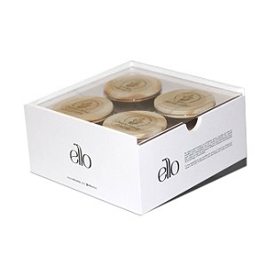 Kit Velas Cristais - 4 Velas de 170g + Caixa