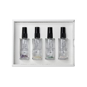 Kit Sprays Ambientais com Cristais - 4 Sprays de 60 ml + Caixa