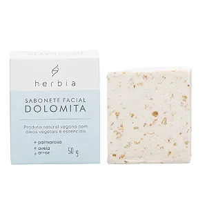 Sabonete Facial Esfoliante Dolomita 50g Herbia