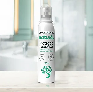Desodorante Natural com Extratos de Camomila e Erva Cidreira 120ml Orgânico Natural