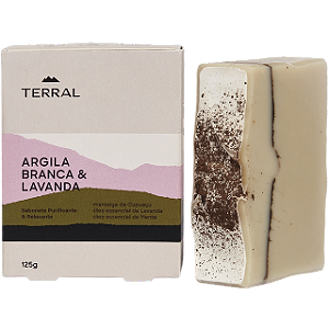 Sabonete Argila Branca & Lavanda 125g Terral