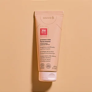 Protetor Solar Mineral Facial FPS35 60g Souvie