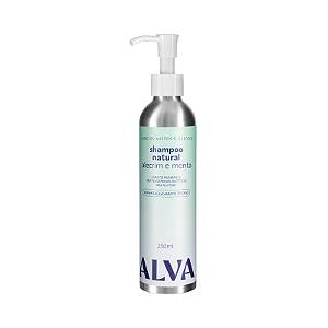 Shampoo Alecrim e Menta - Cabelos Mistos a Oleosos 250ml Alva