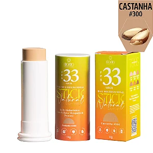 Base Multifuncional em Bastão com Cor e Protetor Solar FPS33 - Tom 300 - BioBio