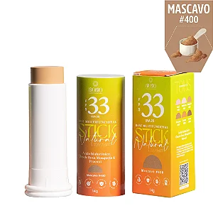 Base Multifuncional em Bastão com Cor e Protetor Solar FPS33 - Tom 400 - BioBio