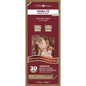 HENNA PO 50G CASTANHO DOURADO