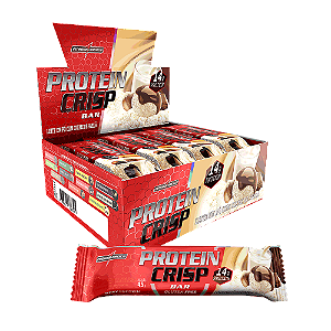 Protein Crisp Bar 12und Sabor Leite em Pó C/ Creme De Avelã - Integral Médica