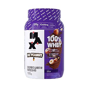 Whey Protein Dr. Peanut 100% Whey 900g - Max Titanium