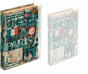Caixa Livro Grande Paris,  30x24x5