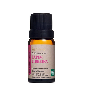 Óleo Essencial Capim Cidreira Via Aroma - 10ml