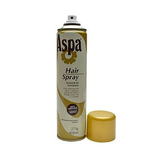 Hair Spray Fixador Tradicional Para Cabelos Fixa Solto Aspa 400ml