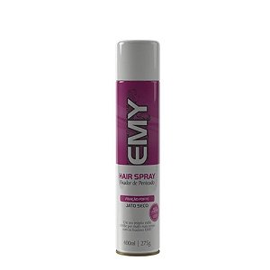 Hair Spray Fixador de Penteado Fixação Forte EMY 400ml