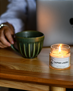 Vela Aromática de Capim Limão