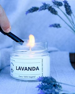 Vela Aromática de Lavanda