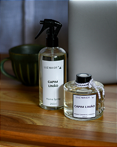 Dupla Capim Limão - Aromatizador de Ambiente + Home Spray
