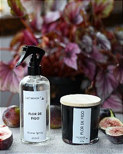 Dupla Flor de Figo - Vela + Home Spray