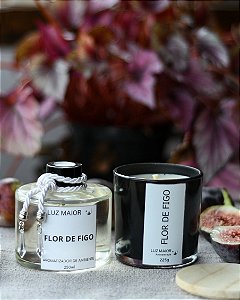 Dupla Flor de Figo - Vela + Aromatizador de Ambiente