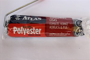 Rolo de Espuma Poliester Cinza 406 15cm - ATLAS
