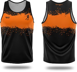 Regata Masculina Orange Black