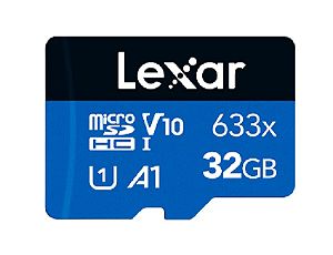 Cartão de Memória Micro SD Classe 10 A1 100% Original Lexar 32 Gb
