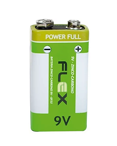 Bateria 9v De Zinco - Flex