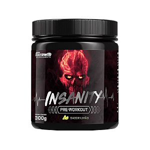 Pré-treino Insanity (300g) Original - Growth Supplements