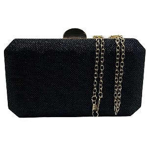 Clutch de Festa Tecido com Brilho Premium