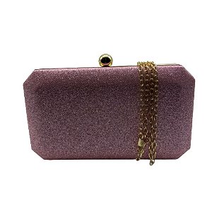 Clutch de Festa Tecido com Brilho Premium