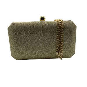 Clutch de Festa Tecido com Brilho Premium