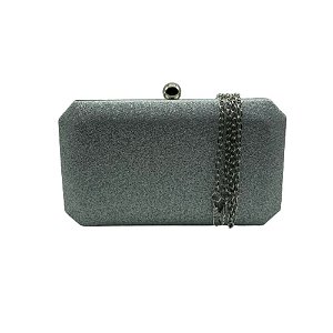 Clutch de Festa Tecido com Brilho Premium