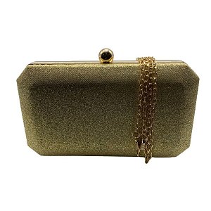 Clutch de Festa Tecido com Brilho Premium