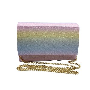 Bolsa de Festa Pequena com Brilho Glitter Clássica