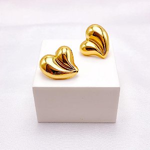 BRINCO AÇO INOXIDÁVEL CORAÇÃO - DOURADO