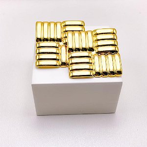 BRINCO AÇO INOXIDÁVEL   ORGÂNICO - DOURADO